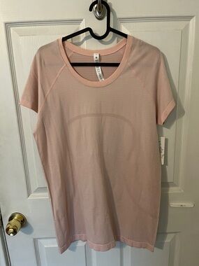 lululemon athletica Light Pink swiftly tech short sleeve